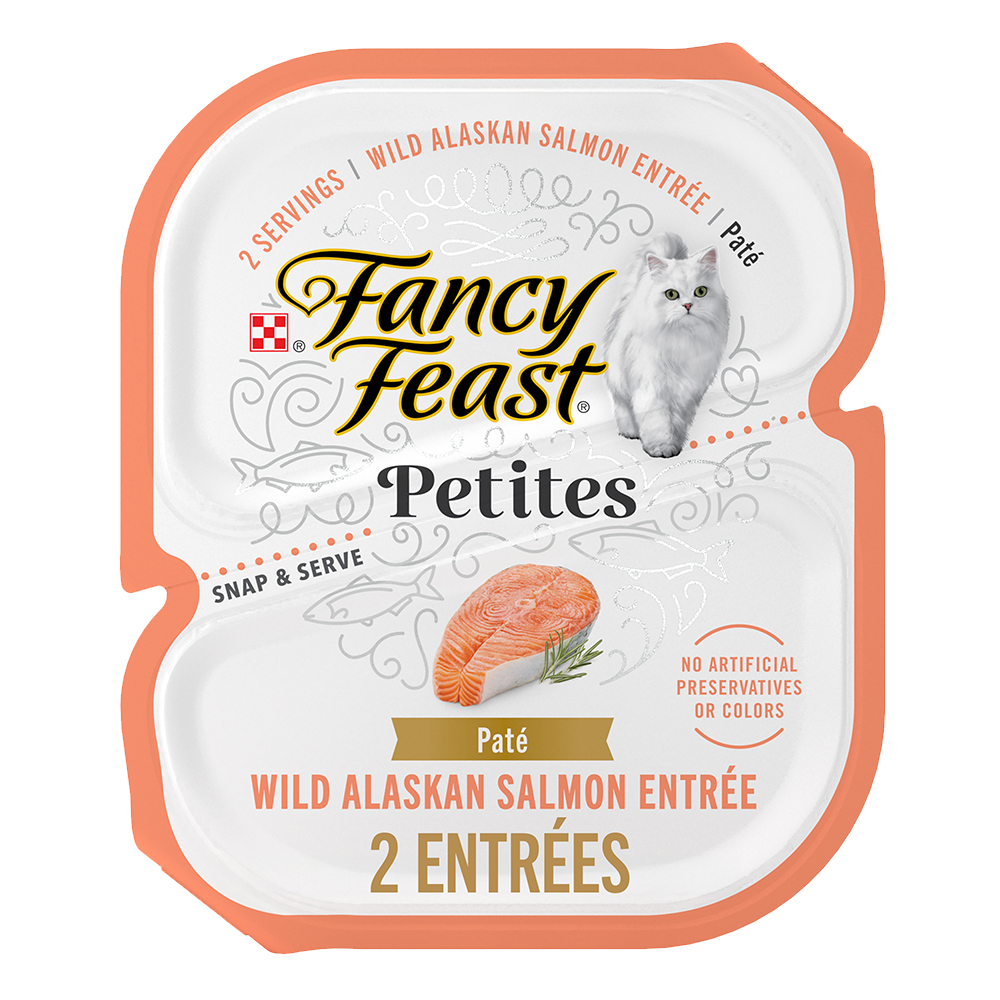 Fancy Feast Petites Single Serve Salmon Paté Wet Cat Food | Purina US