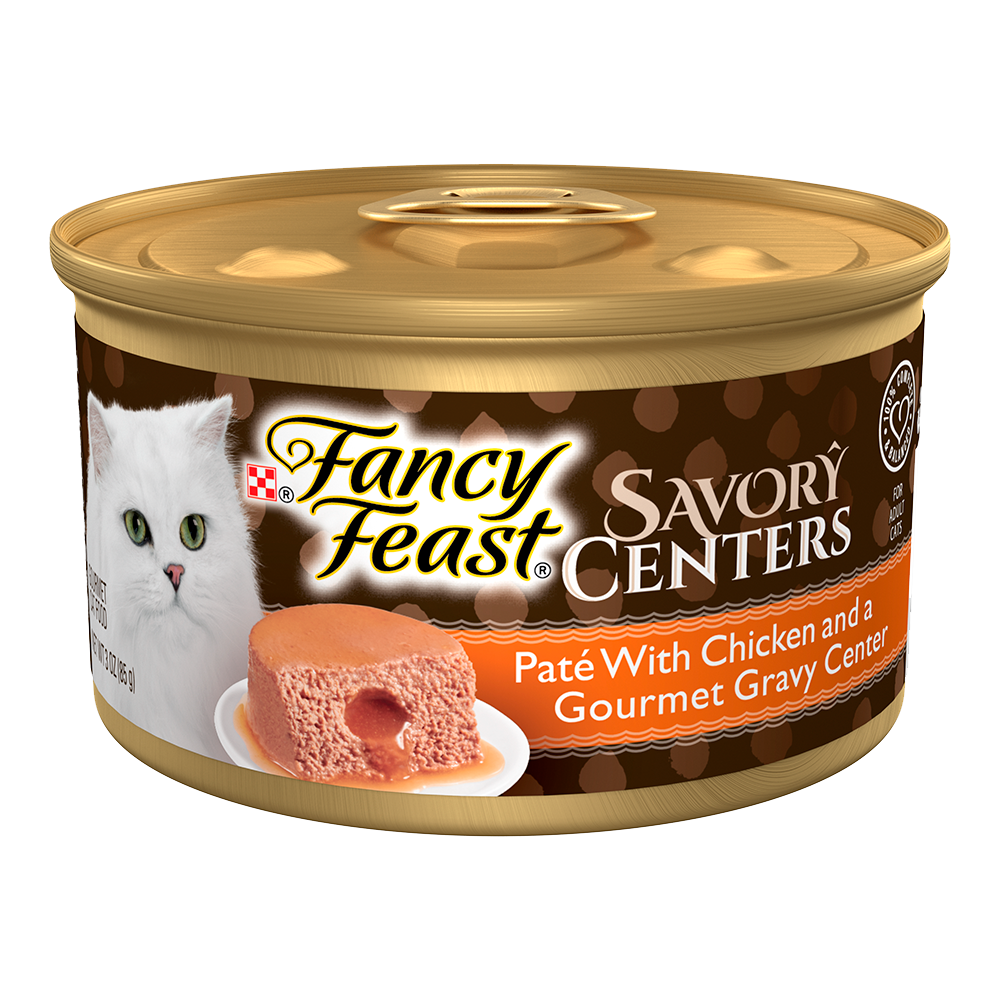 Fancy Feast Savory Centers Chicken Paté Wet Cat Food Purina US