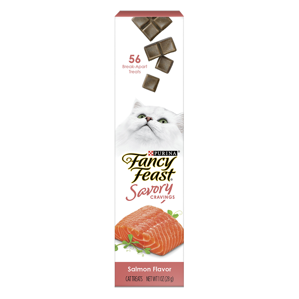 Fancy Feast Savory Cravings Salmon Flavor Cat Treats Purina US