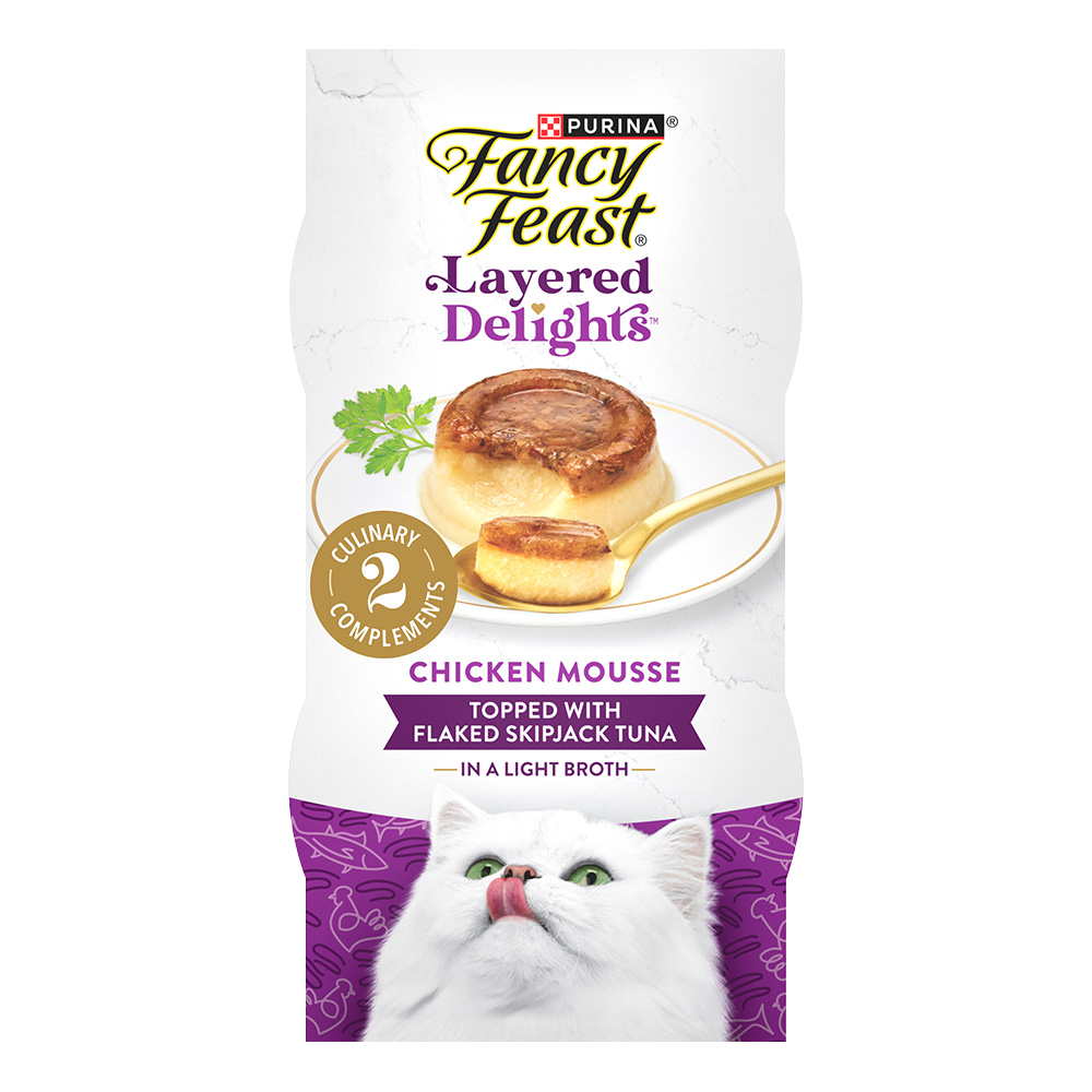 Fancy Feast Layered Delights Tuna Lickable Cat Treats | Purina US