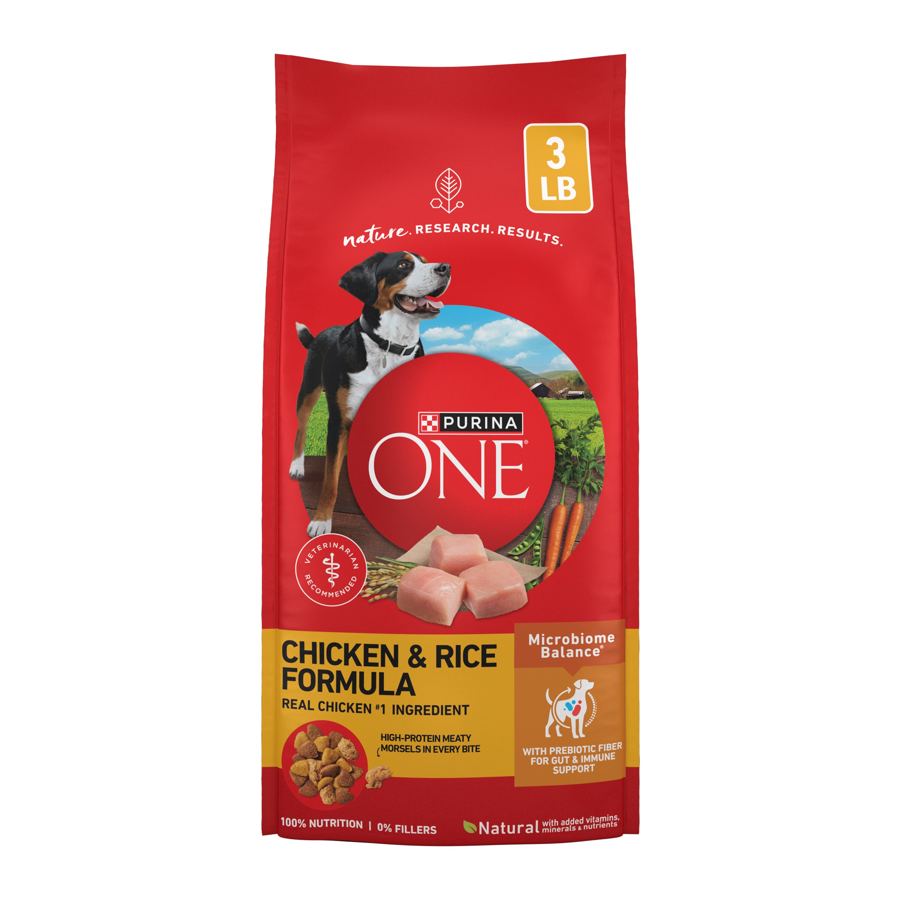 Purina ONE Chicken Rice Dry Dog Food Purina US