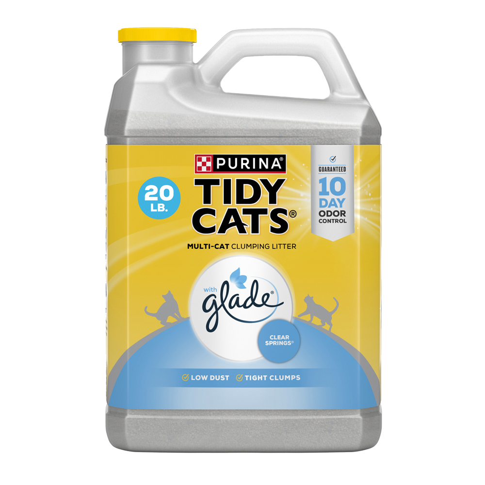 Tidy Cats Glade Clear Springs Clumping Multi-Cat Litter | Purina US