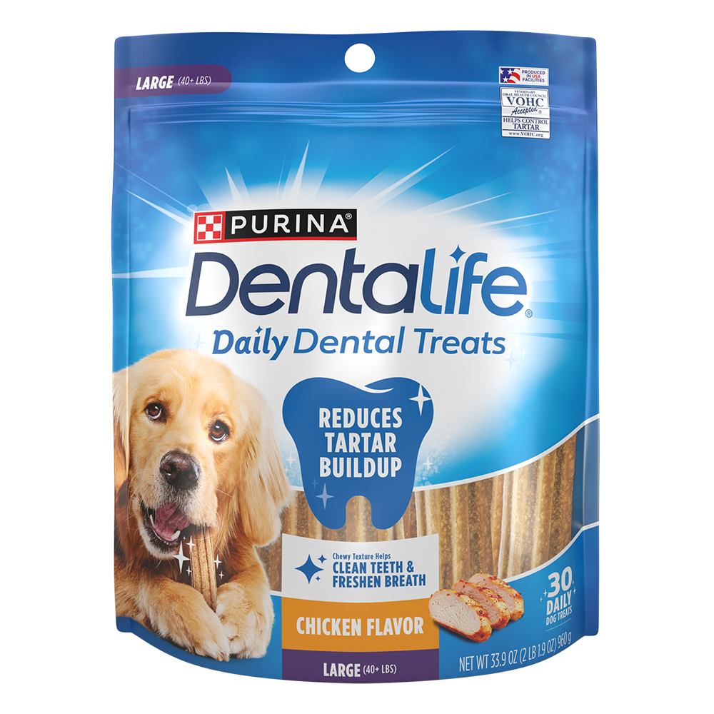 DentaLife Daily Oral Care Chicken Large Dental Dog Treats | Purina US