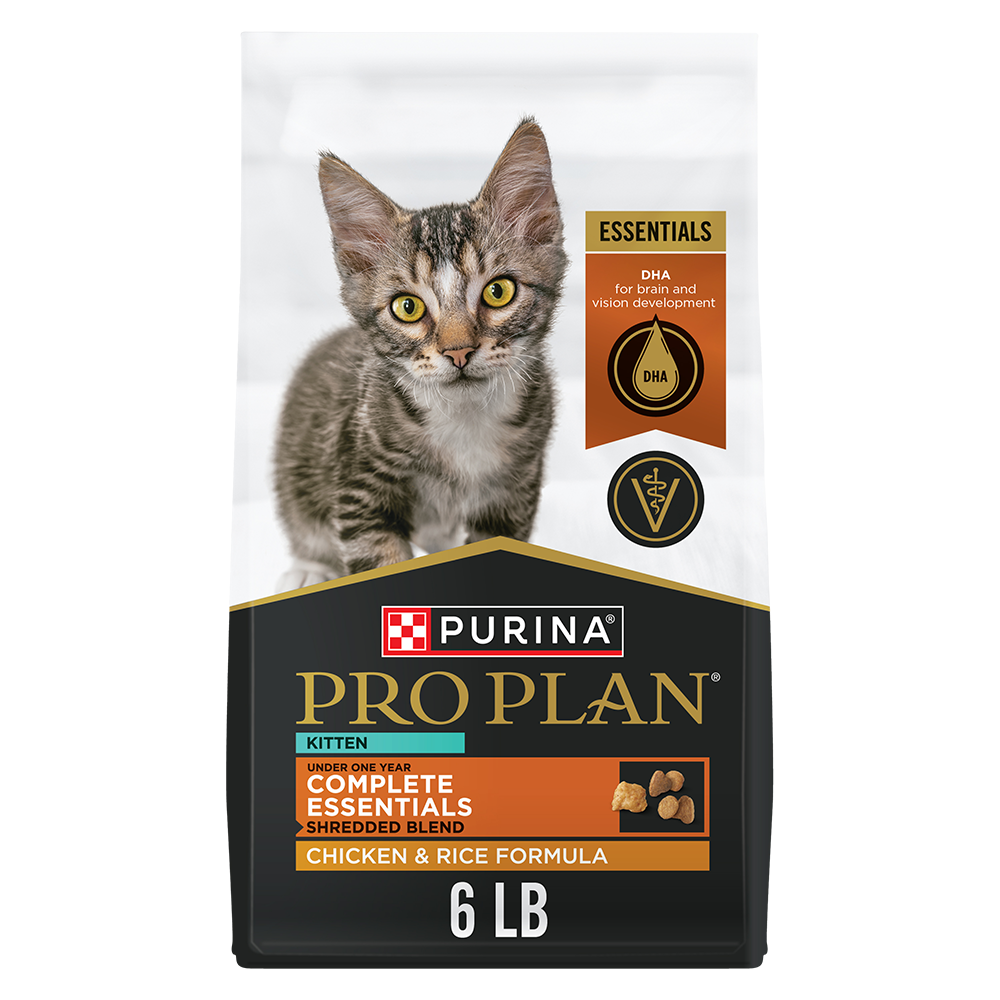 Pro Plan Complete Essentials Shredded Chicken Kitten Food | Purina US