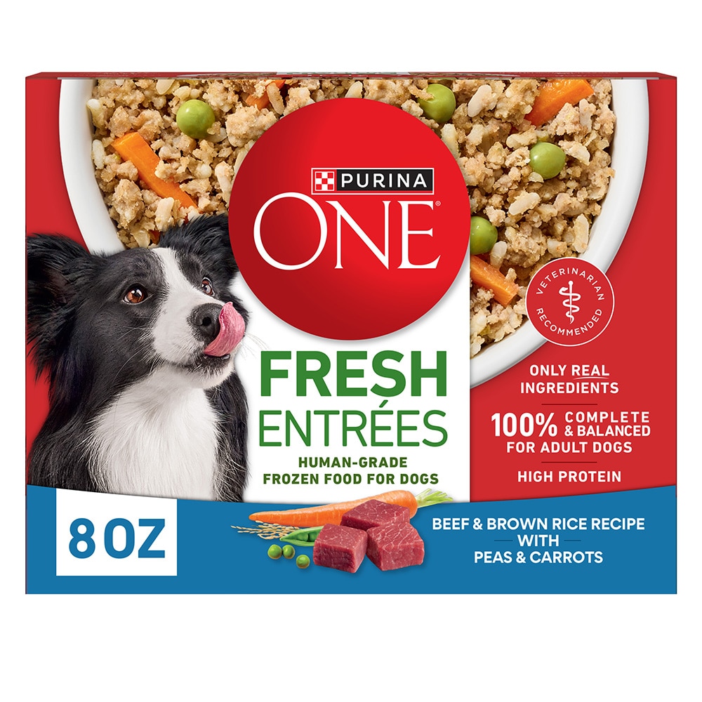 Purina ONE Fresh Entrees Beef, Peas, & Carrots Dog Food | Purina US
