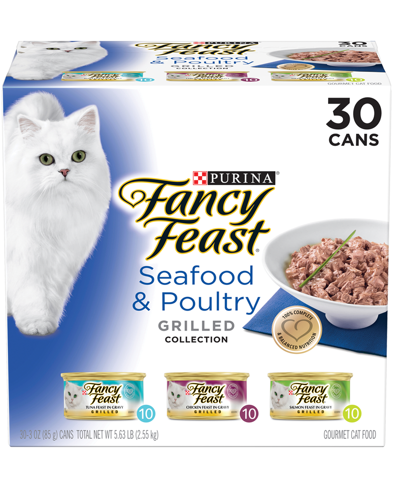 Fancy feast sales grilled seafood