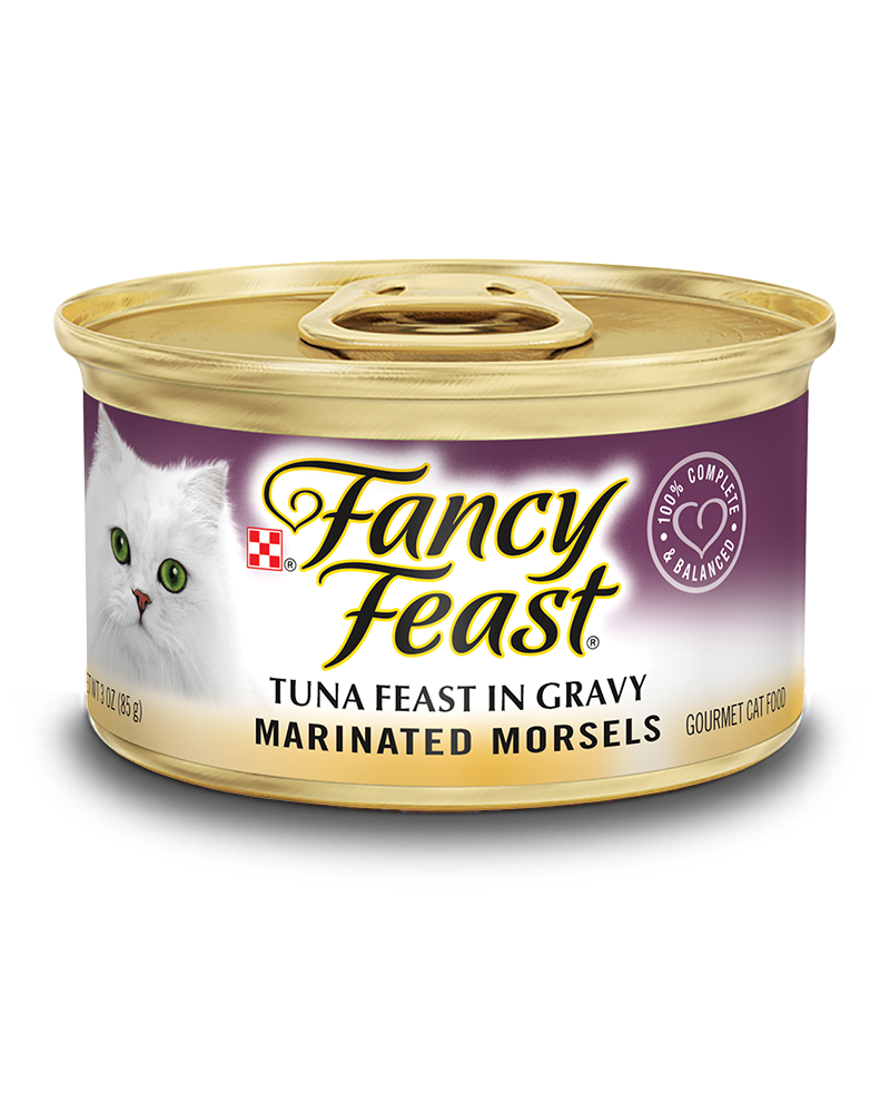 Fancy Feast Tuna In Gravy Marinated Morsels Canned Cat Food