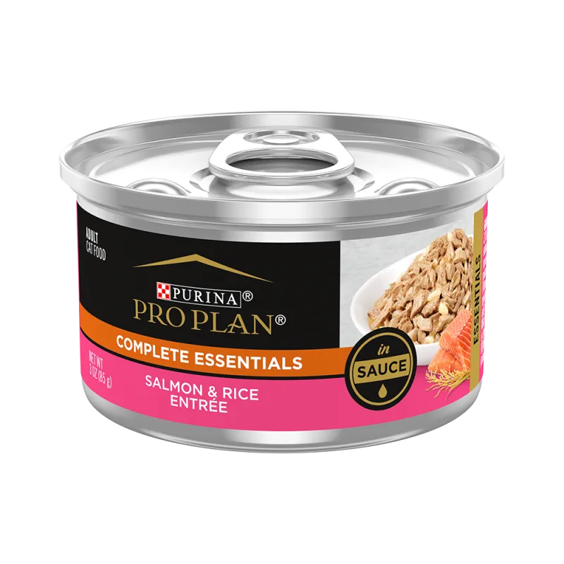 Pro Plan Complete Essentials Salmon & Rice Entrée in Sauce Wet Cat Food