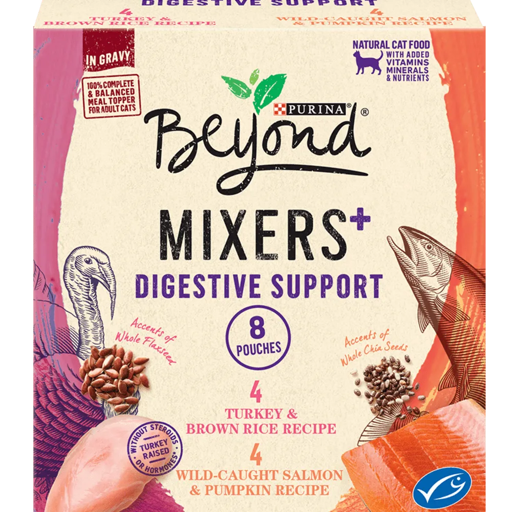 Beyond Mixers+ Complete & Balanced Digestive Support for Cats Variety Pack
