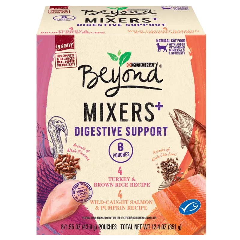 Beyond Mixers+ Complete & Balanced Digestive Support for Cats Variety Pack