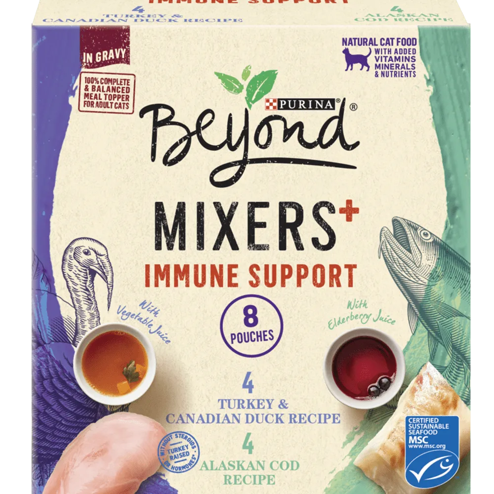 Beyond Mixers+ Complete & Balanced Immune Support for Cats Variety Pack