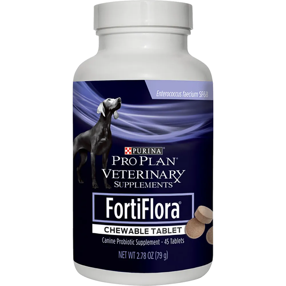 Purina Pro Plan Veterinary Supplements FortiFlora Canine Chewable Tablet Nutritional Supplement