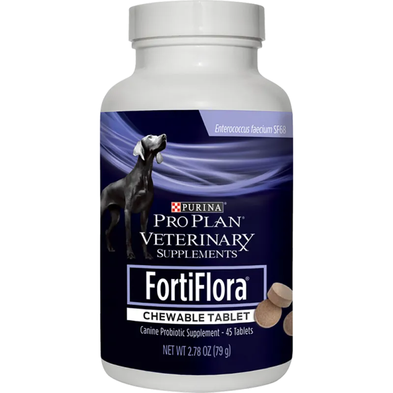 Suplemento nutricional canino en tabletas masticables Purina Pro Plan Veterinary Supplements FortiFlora