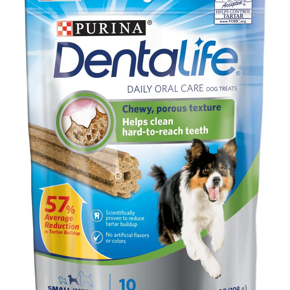 Purina DentaLife Daily Oral Care Chew Treats for Small & Medium Dogs