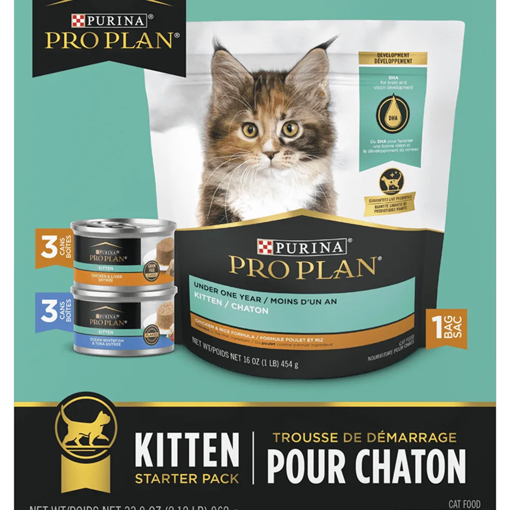 Pro Plan Dry Kitten Food Starter Kit