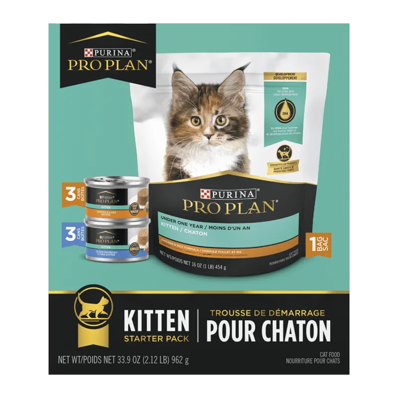 Kit básico de alimento húmedo para gatitos de Plan Pro