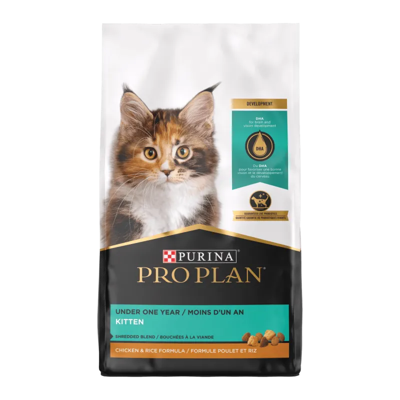 Pro Plan Development Kitten Shredded Blend Chicken & Rice Formula Dry Cat Food