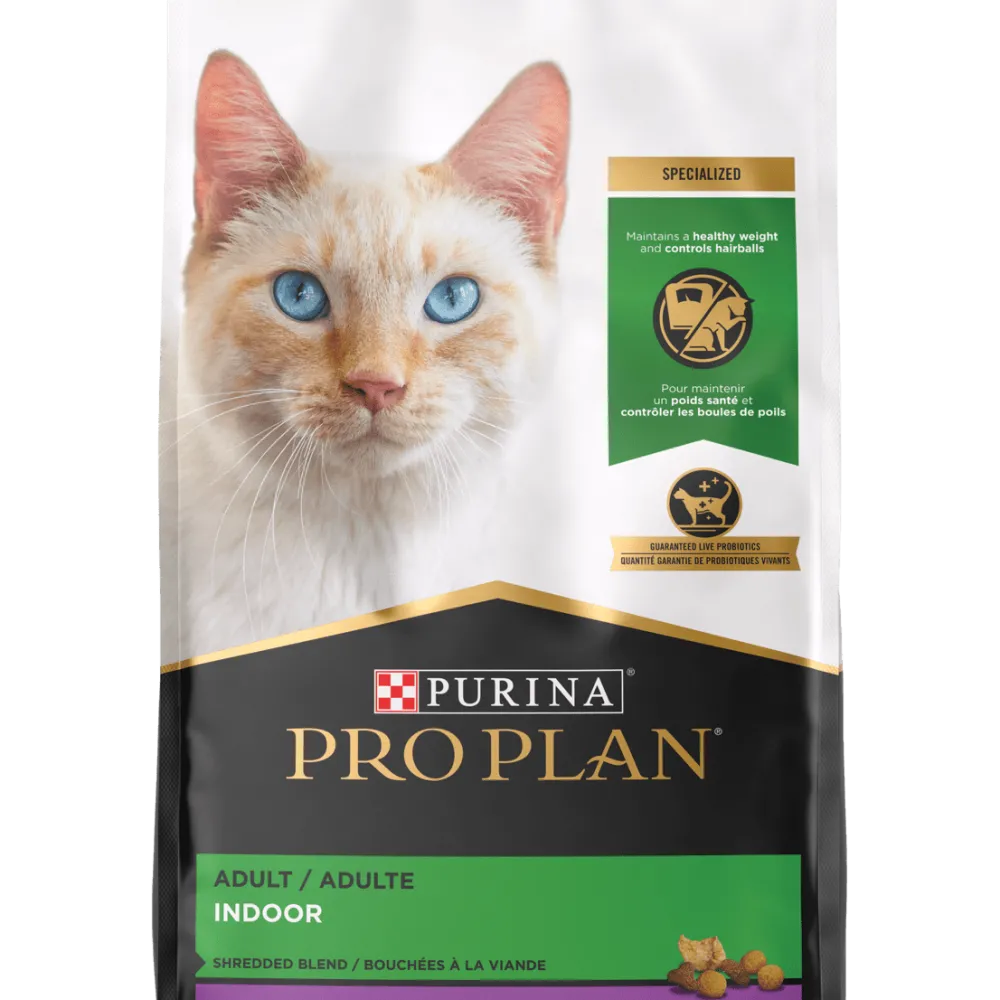 Pro Plan Adult Shredded Blend Indoor Turkey & Rice Formula Dry Cat Food