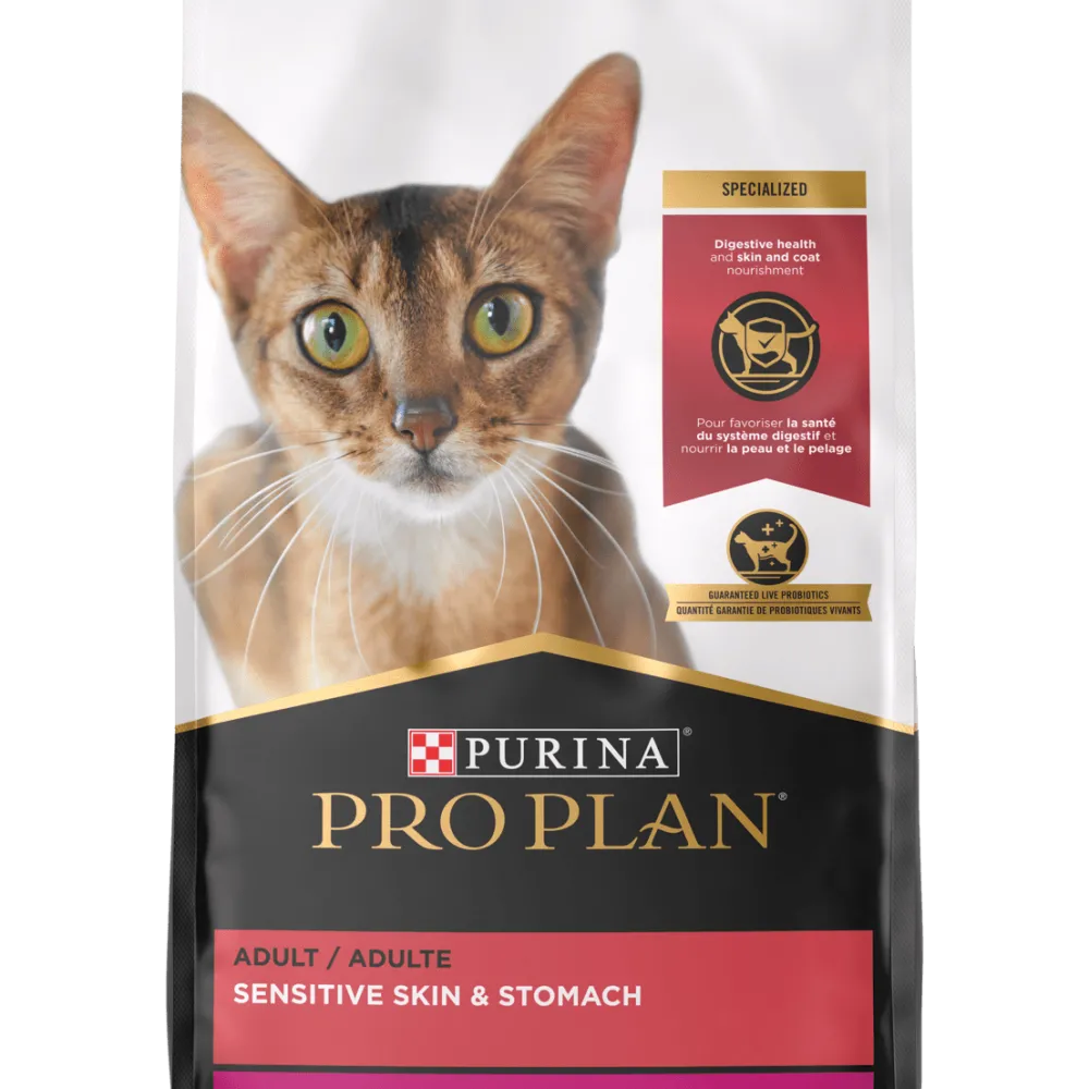 Pro Plan Adult Sensitive Skin & Stomach Lamb & Rice Formula Dry Cat Food