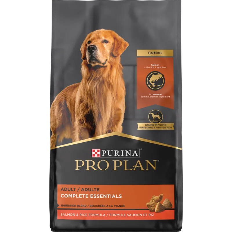 Pro Plan Adult Complete Essentials Shredded Blend Salmon & Rice Dry Dog Food