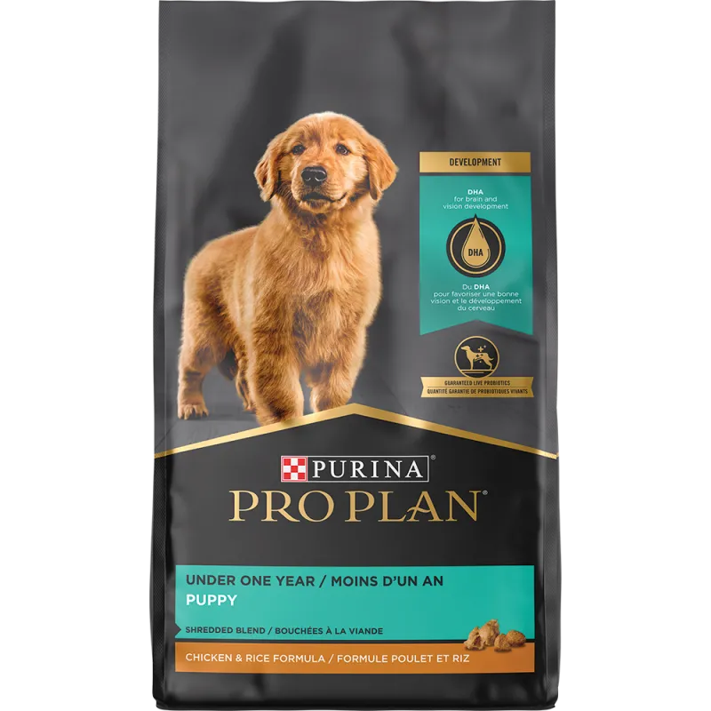 Pro Plan Puppy Shredded Blend Chicken & Rice Formula Dry Dog Food