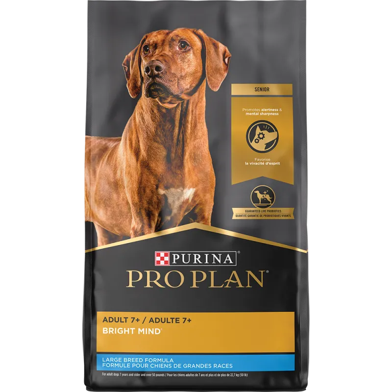 Pro Plan Adult 7+ Bright Mind Large Breed Chicken & Rice Formula Dry Dog Food