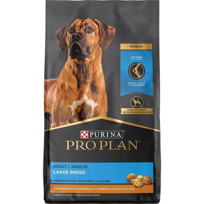 Pro Plan Adult Large Breed Shredded Blend Chicken & Rice Formula Dry Dog Food