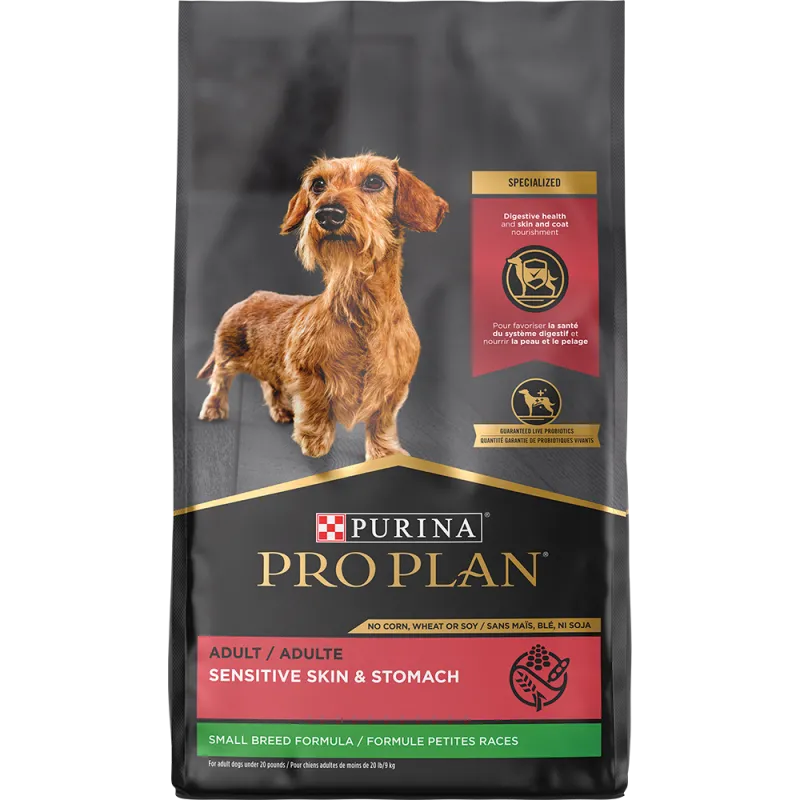 Pro Plan Adult Sensitive Skin & Stomach Small Breed Salmon & Rice Formula