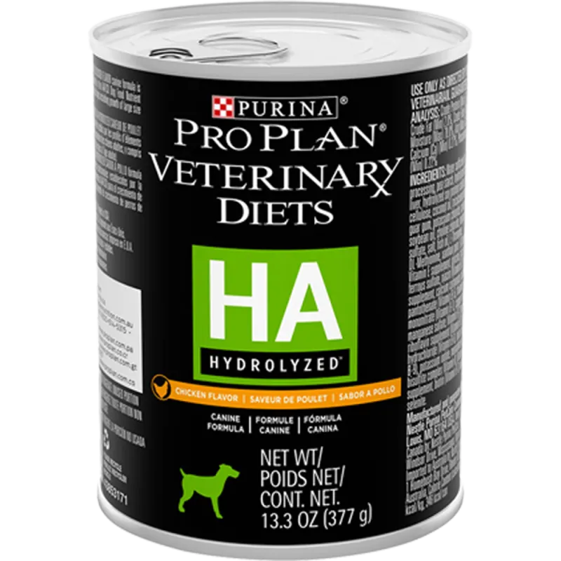 Fórmula canina Purina Pro Plan Veterinary Diets HA Hydrolyzed con sabor a pollo (en lata)