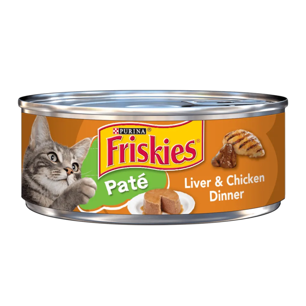 Friskies Paté Liver & Chicken Dinner Wet Cat Food