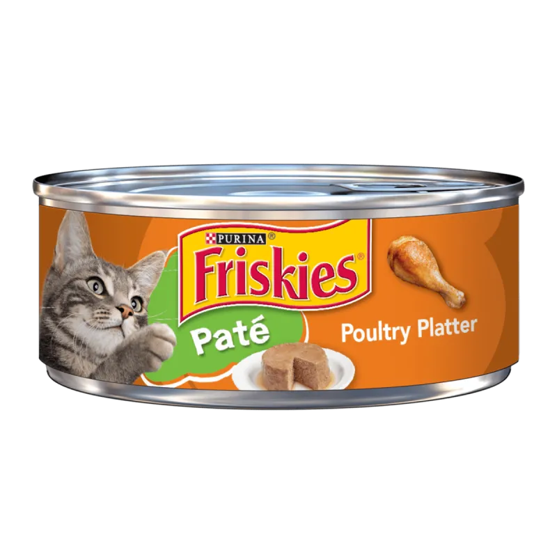 Friskies Paté Poultry Platter Wet Cat Food