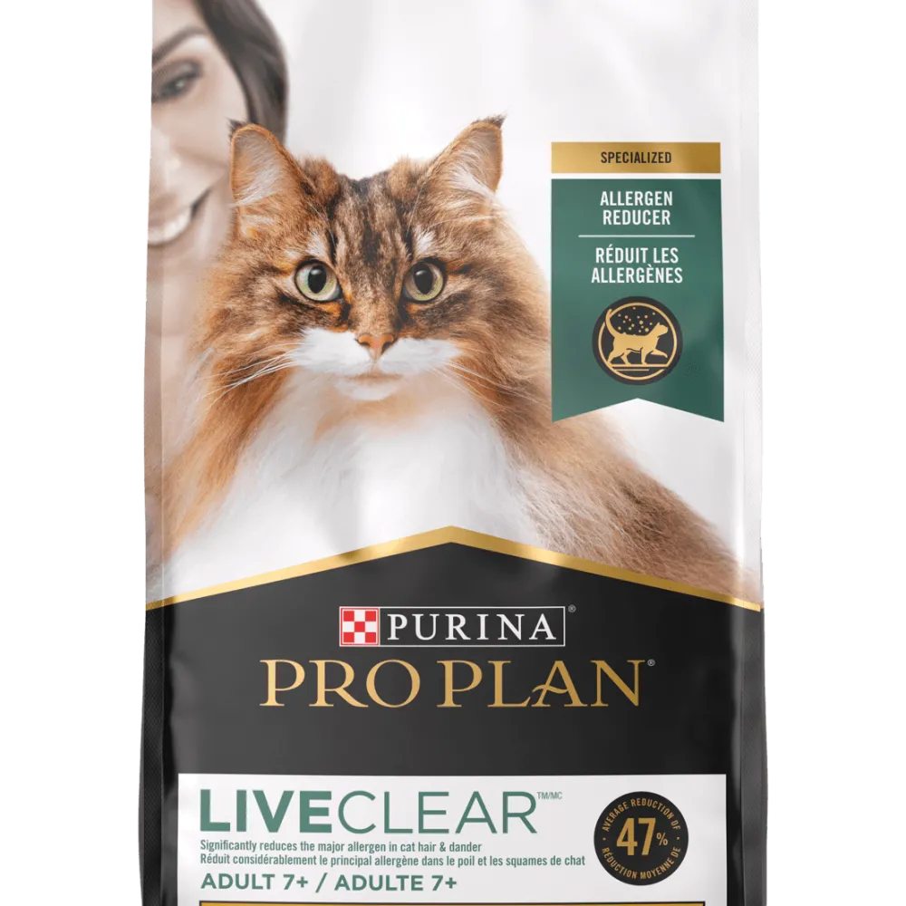 Pro Plan LiveClear Adult 7+ Senior Prime Plus Chicken & Rice Allergen Reducing Dry Cat Food