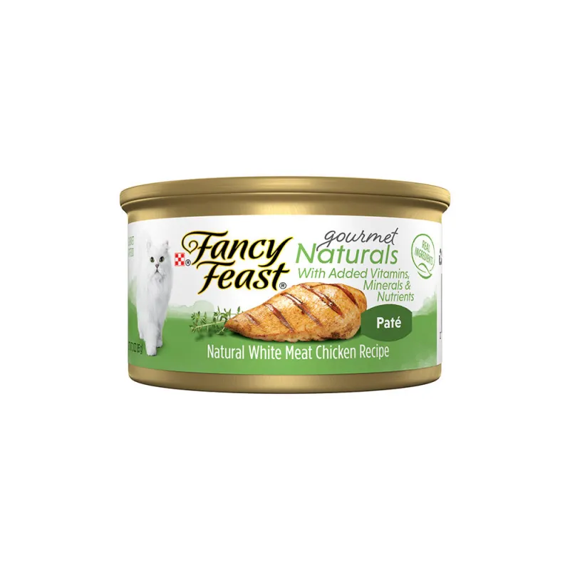 Fancy Feast Gourmet Naturals Natural White Meat Chicken Recipe Wet Cat Food