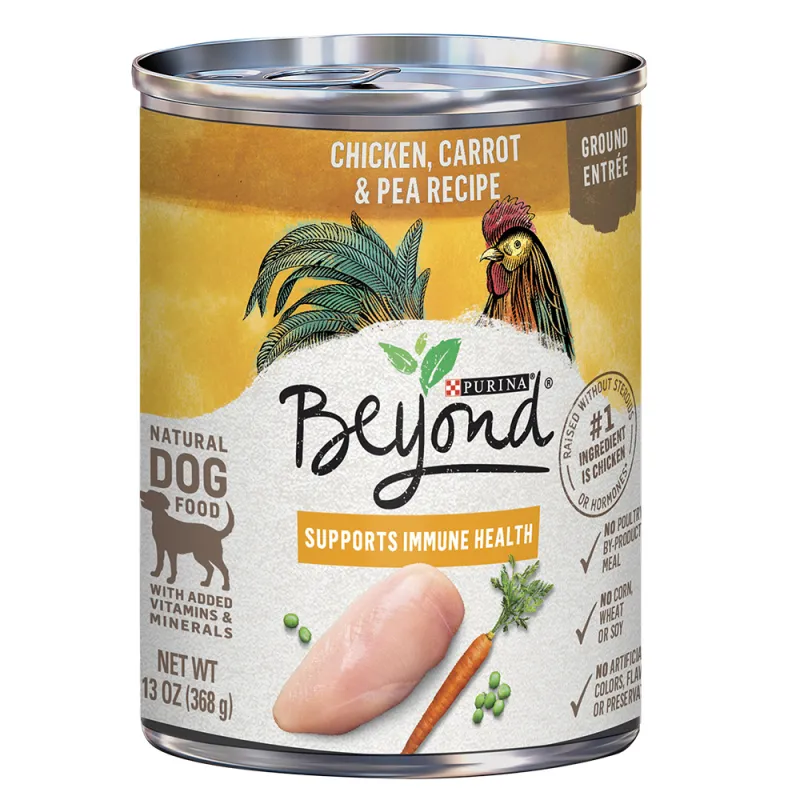 Beyond Chicken, Carrot & Pea Recipe Ground Entrée Wet Dog Food