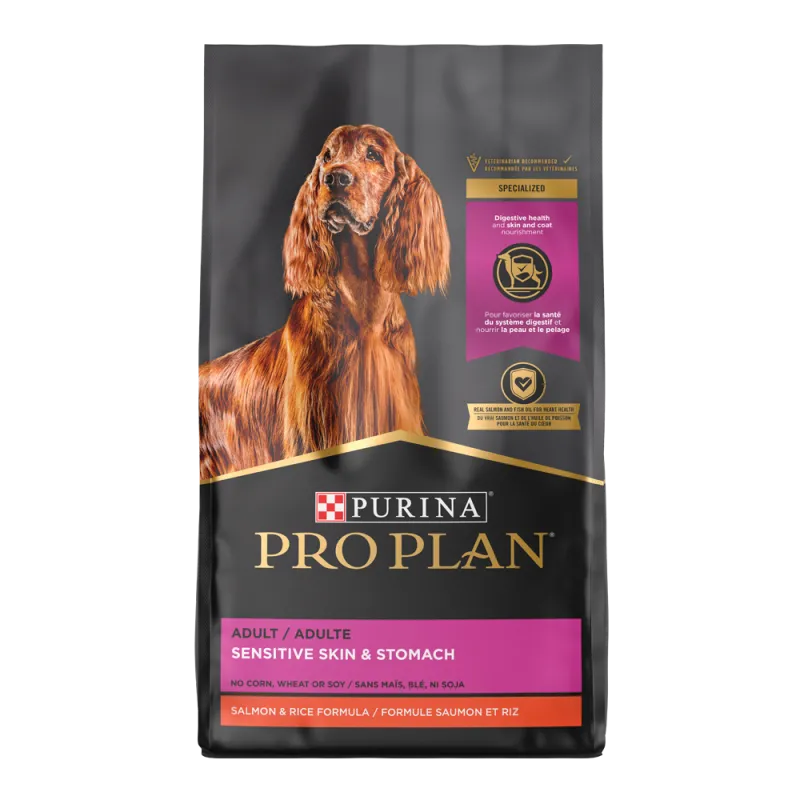 Pro Plan Adult Sensitive Skin & Stomach Salmon & Rice Formula Dry Dog Food