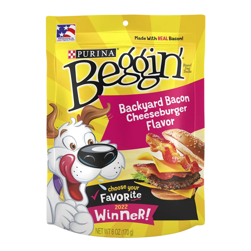 Beggin' Backyard Bacon Cheeseburger Flavor Dog Treats