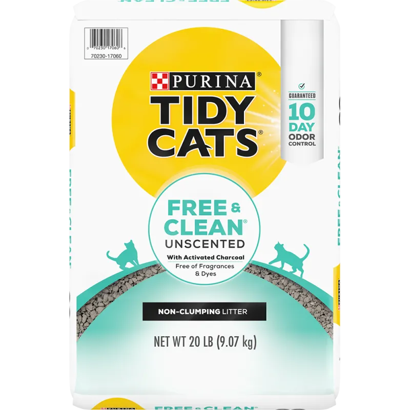 Purina Tidy Cats® Free & Clean® Unscented Non-Clumping Cat Litter