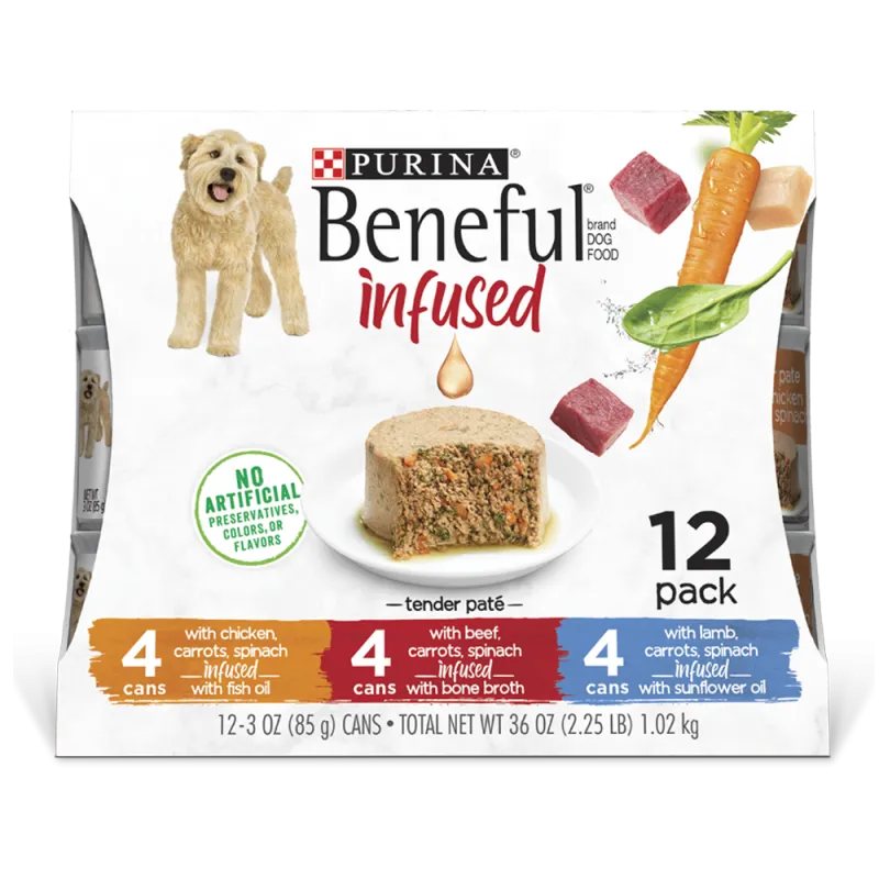 Beneful Infused Tender Pate Variety Pack 