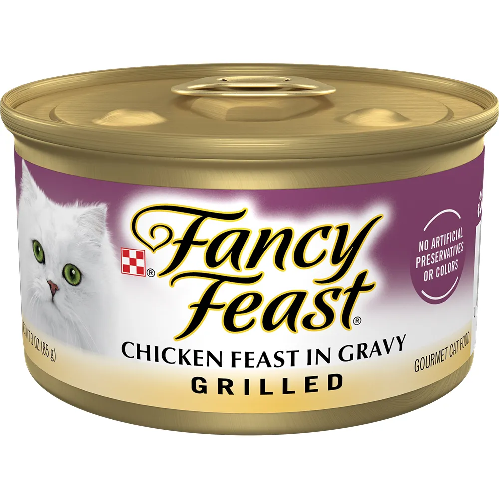 Fancy Feast Grilled Chicken Feast In Gravy Gourmet Cat Food