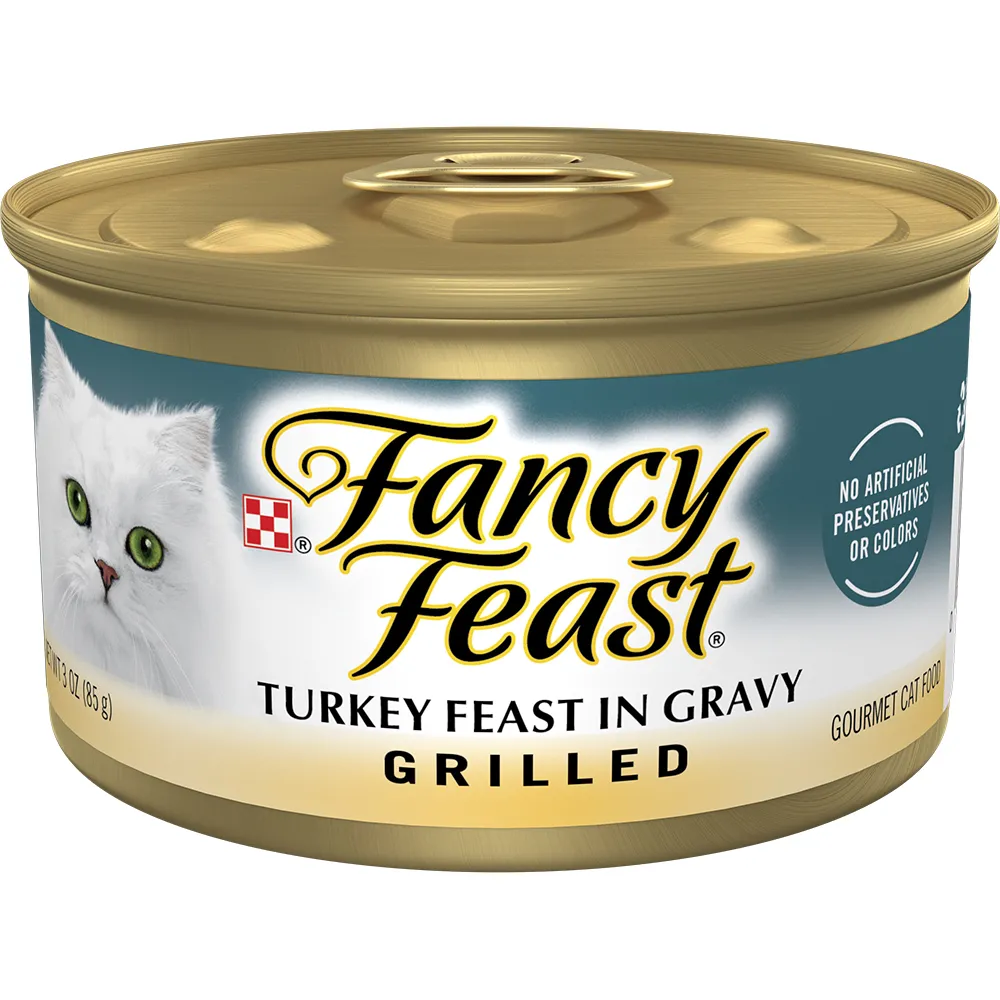 Fancy Feast Grilled Turkey Feast In Gravy Gourmet Cat Food