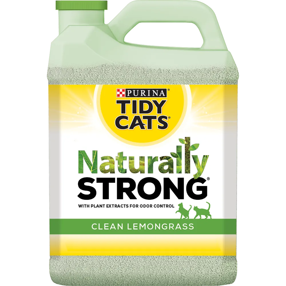 Tidy Cats Naturally Strong Clean Lemongrass Scented Cat Litter