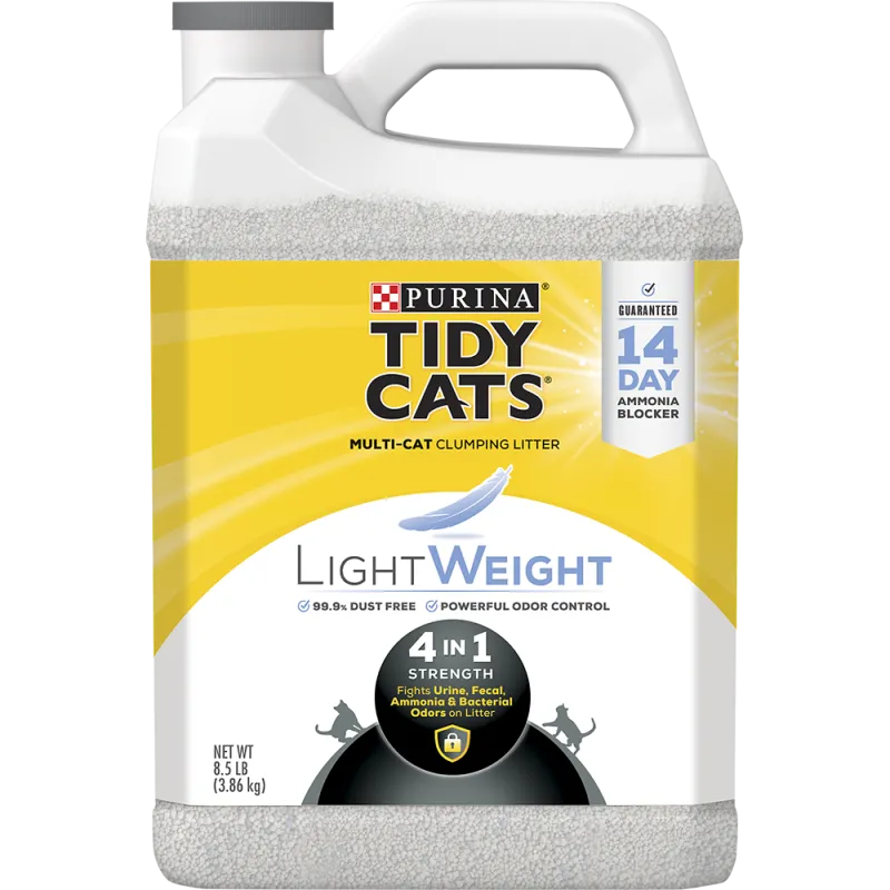 Arena liviana para muchos gatos Tidy Cats® 4-In-1 Strength