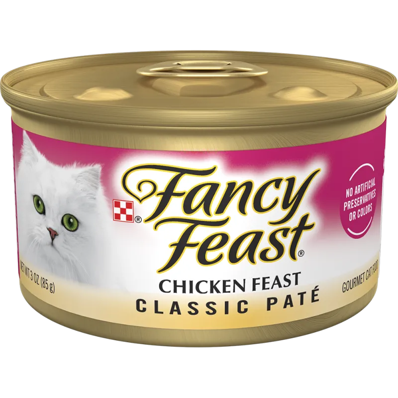 Fancy Feast Classic Paté Chicken Feast Gourmet Wet Cat Food