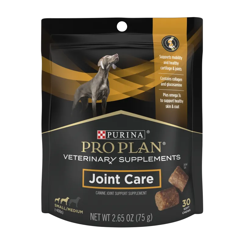 Suplementos veterinarios Joint care de Purina Pro Plan suplemento canino para las articulaciones