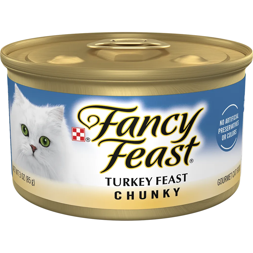 Purina Fancy Feast Chunky Turkey Feast Wet Cat Food