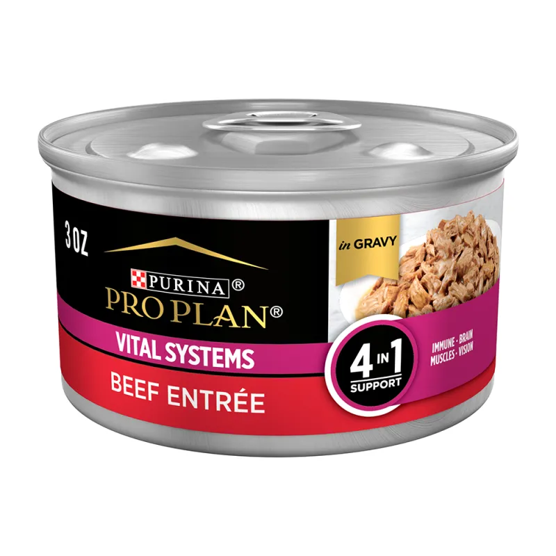 Pro Plan Vital Systems Beef Entree in Gravy