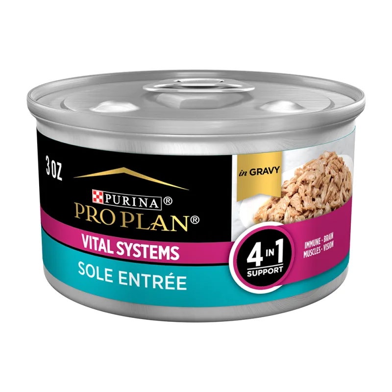 Purina Pro Plan Vital Systems Sole Entree Wet Cat Food in Gravy