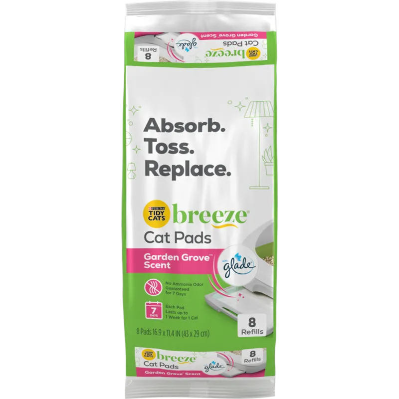 Tidy Cats® Breeze® Glade Garden Grove™ Scented Cat Litter Pad Refills