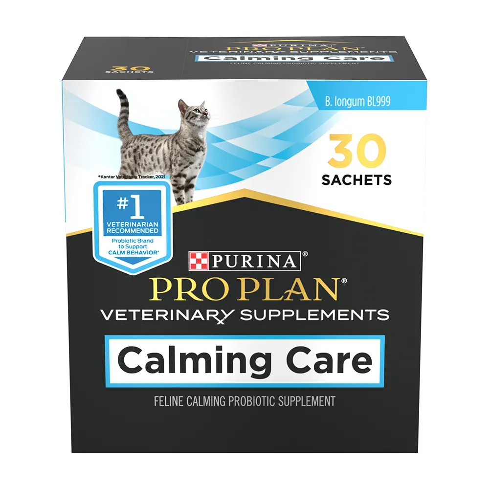 Purina Pro Plan Veterinary Supplements Calming Care Cat Probiotic Anxiety Supplement
