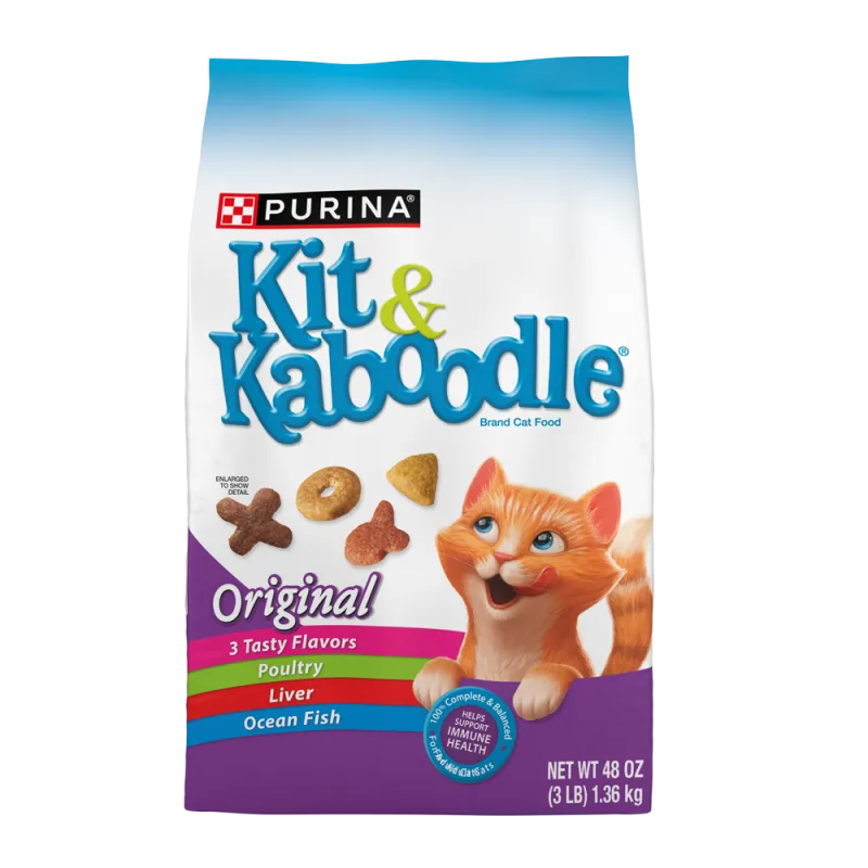 Alimento seco para gatos receta original Kit & Kaboodle